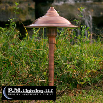 Copper fixtures from P.M. Lighting